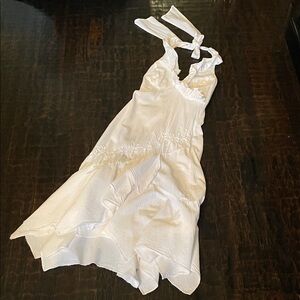 Scully White Halter Chemise